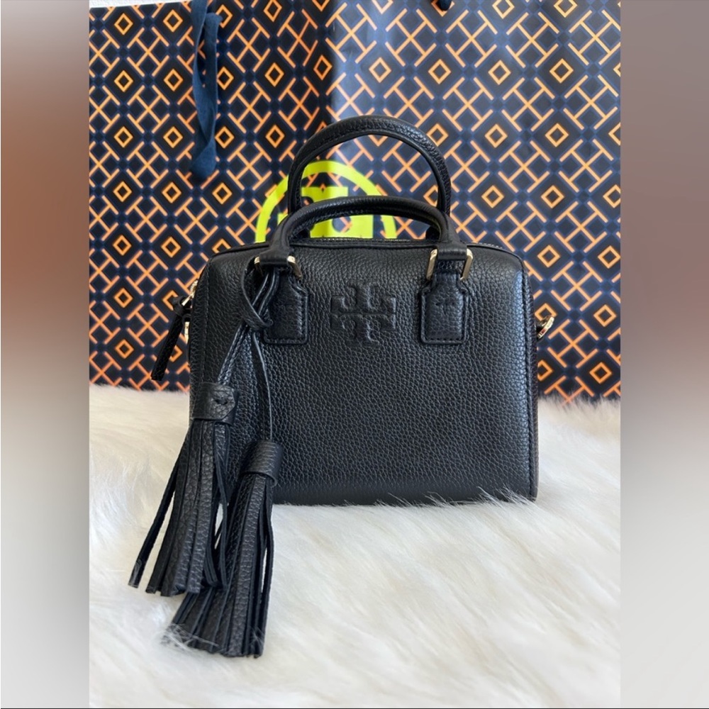 Tory Burch Thea mini web satchel crossbody bag - Picture 2 of 9